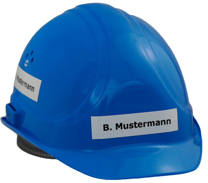 Namensfolien INAP-PCG / INTEX, montiert