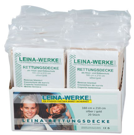 (15) Rettungsdecke silber/gold, 43000