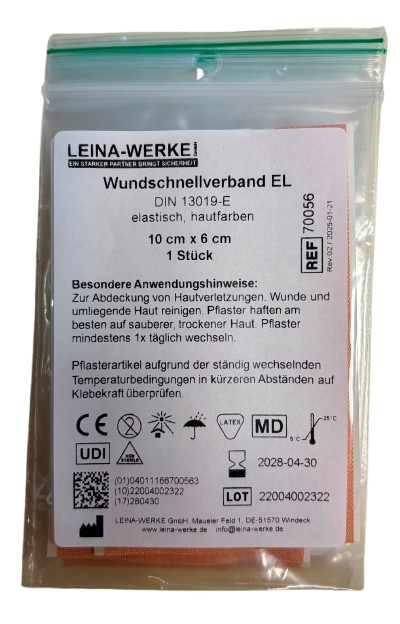 (6a) Pflasterschnellverband, 10 x 6 cm