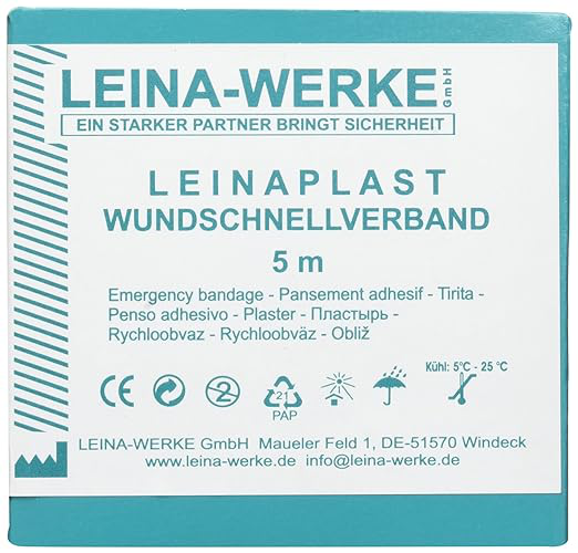 Schnellverband, detektabel, 8 cm x 5 m