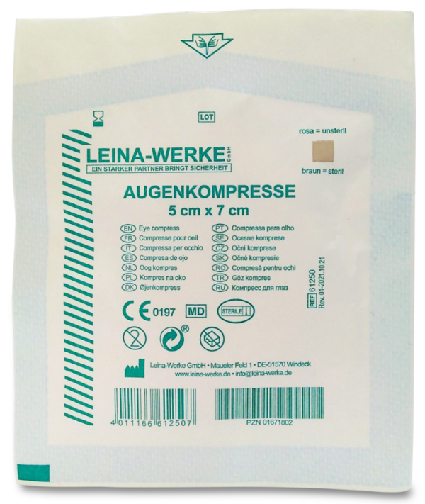 Augenkompressen steril, 50 x 70 mm